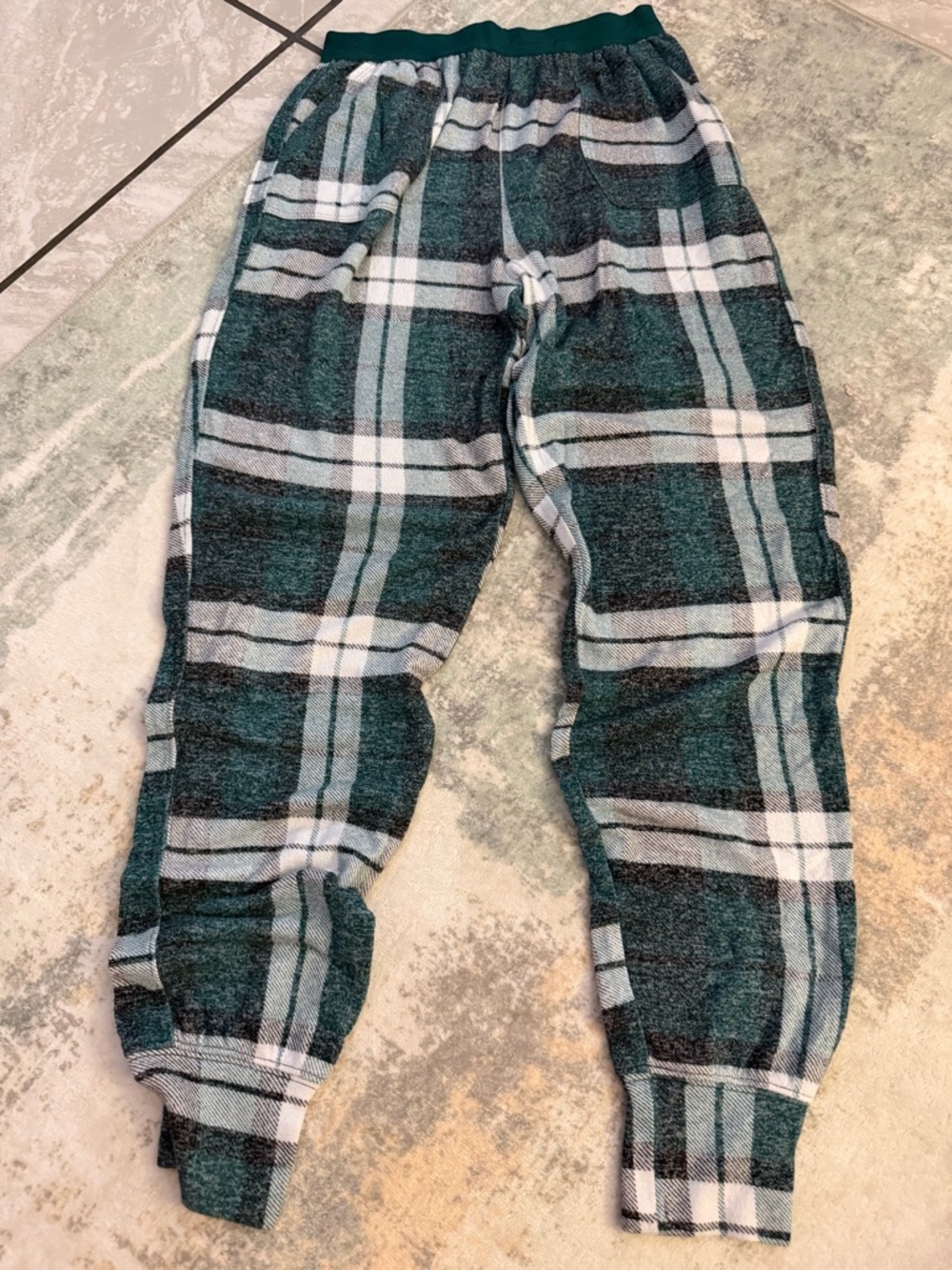 PINK Victoria's Secret Dark Green Sleepwear Pants